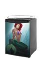 Kegerator Skin - Mermaid Sexy Pinup Girl (fits medium sized dorm fridge and kegerators)