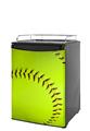 Kegerator Skin - Softball (fits medium sized dorm fridge and kegerators)