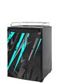 Kegerator Skin - Baja 0014 Neon Teal (fits medium sized dorm fridge and kegerators)