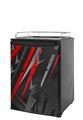 Kegerator Skin - Baja 0014 Red (fits medium sized dorm fridge and kegerators)