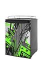 Kegerator Skin - Baja 0032 Neon Green (fits medium sized dorm fridge and kegerators)