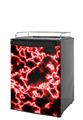 Kegerator Skin - Electrify Red (fits medium sized dorm fridge and kegerators)