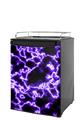 Kegerator Skin - Electrify Purple (fits medium sized dorm fridge and kegerators)