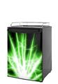Kegerator Skin - Lightning Green (fits medium sized dorm fridge and kegerators)