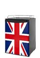 Kegerator Skin - Union Jack 02 (fits medium sized dorm fridge and kegerators)