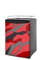 Kegerator Skin - Camouflage Red (fits medium sized dorm fridge and kegerators)