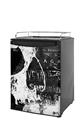 Kegerator Skin - Urban Skull (fits medium sized dorm fridge and kegerators)