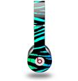 WraptorSkinz Skin Decal Wrap compatible with Beats Solo HD (Original) Rainbow Zebra (HEADPHONES NOT INCLUDED)