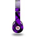 WraptorSkinz Skin Decal Wrap compatible with Beats Solo HD (Original) Purple Plaid (HEADPHONES NOT INCLUDED)