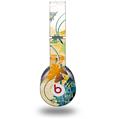 WraptorSkinz Skin Decal Wrap compatible with Beats Solo HD (Original) Water Butterflies (HEADPHONES NOT INCLUDED)