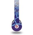 WraptorSkinz Skin Decal Wrap compatible with Beats Solo HD (Original) Tie Dye Purple Stars (HEADPHONES NOT INCLUDED)