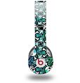 WraptorSkinz Skin Decal Wrap compatible with Beats Solo HD (Original) Splatter Girly Skull Rainbow (HEADPHONES NOT INCLUDED)