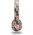 WraptorSkinz Skin Decal Wrap compatible with Beats Solo HD (Original) Locknodes 02 Burnt Orange (HEADPHONES NOT INCLUDED)