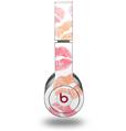 WraptorSkinz Skin Decal Wrap compatible with Beats Solo HD (Original) Pink Orange Lips (HEADPHONES NOT INCLUDED)