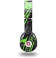 WraptorSkinz Skin Decal Wrap compatible with Beats Solo HD (Original) Baja 0014 Neon Green (HEADPHONES NOT INCLUDED)