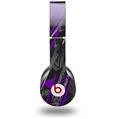 WraptorSkinz Skin Decal Wrap compatible with Beats Solo HD (Original) Baja 0014 Purple (HEADPHONES NOT INCLUDED)