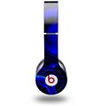 WraptorSkinz Skin Decal Wrap compatible with Beats Solo HD (Original) Liquid Metal Chrome Royal Blue (HEADPHONES NOT INCLUDED)
