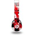 WraptorSkinz Skin Decal Wrap compatible with Beats Solo HD (Original) Checkerboard Splatter (HEADPHONES NOT INCLUDED)