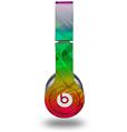 WraptorSkinz Skin Decal Wrap compatible with Beats Solo HD (Original) Rainbow Butterflies (HEADPHONES NOT INCLUDED)