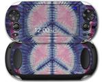 Tie Dye Peace Sign 101 - Decal Style Skin fits Sony PS Vita