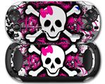 Splatter Girly Skull - Decal Style Skin fits Sony PS Vita