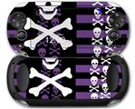 Skulls and Stripes 6 - Decal Style Skin fits Sony PS Vita