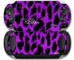 Purple Leopard - Decal Style Skin fits Sony PS Vita
