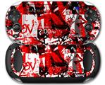 Red Graffiti - Decal Style Skin fits Sony PS Vita