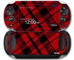 Red Plaid - Decal Style Skin fits Sony PS Vita
