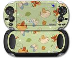 Birds Butterflies and Flowers - Decal Style Skin fits Sony PS Vita