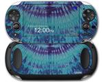 Tie Dye Blue Stripes - Decal Style Skin fits Sony PS Vita