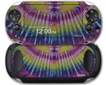 Tie Dye Pink and Yellow Stripes - Decal Style Skin fits Sony PS Vita