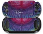 Tie Dye Pink and Purple Stripes - Decal Style Skin fits Sony PS Vita