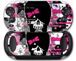 Scene Kid Girl Skull - Decal Style Skin fits Sony PS Vita
