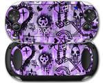Scene Kid Sketches Purple - Decal Style Skin fits Sony PS Vita