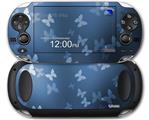 Bokeh Butterflies Blue - Decal Style Skin fits Sony PS Vita