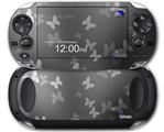 Bokeh Butterflies Grey - Decal Style Skin fits Sony PS Vita