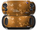 Bokeh Butterflies Orange - Decal Style Skin fits Sony PS Vita