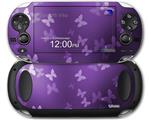 Bokeh Butterflies Purple - Decal Style Skin fits Sony PS Vita