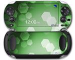 Bokeh Hex Green - Decal Style Skin fits Sony PS Vita