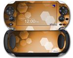 Bokeh Hex Orange - Decal Style Skin fits Sony PS Vita