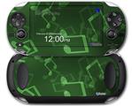 Bokeh Music Green - Decal Style Skin fits Sony PS Vita