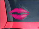 Lips Decal 9x5.5 Solids Collection Hot Pink (Fuchsia)