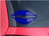 Lips Decal 9x5.5 Solids Collection Royal Blue