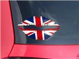 Lips Decal 9x5.5 Union Jack 02