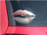 Lips Decal 9x5.5 Baseball