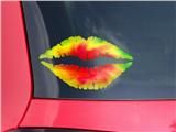 Lips Decal 9x5.5 Tie Dye