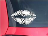 Lips Decal 9x5.5 Ripped Fishnets