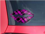 Lips Decal 9x5.5 Pink Plaid