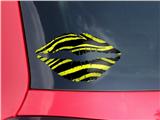 Lips Decal 9x5.5 Zebra Yellow